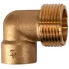 Thermador Ecolands - Raccord laiton coudé 90° à souder - m 3/4' - ø 22 mm - 92GC