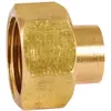 Raccord laiton droit 2 pièces à souder F 3/4 Ø 20 mm 359GC Thermador