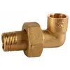 ECOLANDS Raccord union laiton coudé 90° à souder - M 1/2' - Ø 14 mm - ...