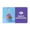 Carte Cadeau Joyeux Anniversaire 100  Carrefour