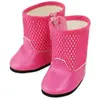 Petitcollin Bottes roses pour poupée de 39 à 48 cm