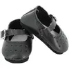 Petitcollin Chaussures à bride noires pour minouche 34 cm
