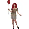 déguisement clown grippe-sou femme - s/m - gris - ptitclown 93625