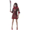 Non communiqué déguisement clown tueur diabolique femme - l - rouge - ptitclown 93737