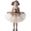 Déguisement Clown Bébé Tueur Fille 1/12 Mois Gris 92711