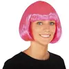 Perruque - Adulte - Carré - Rose Fluo