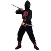 Déguisement enfant Ninja noir et rouge taille 7/9 ans FETE-66273