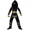 Costume Ninja Enfant Noir Or PtitClown Noir