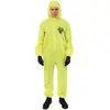 Motomo Déguisement chimiste danger biologique jaune adulte S/M