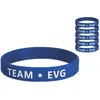 Lot de 6 bracelets EVG bleus - Ptit Clown - Team EVG - Adulte