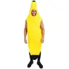 Motomo Déguisement Adulte Banane - Jaune - Costume - Intérieur - Mixte