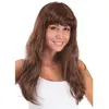Perruque - Châtain - Frange - Femme