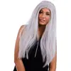 Perruque femme - CINDY - longue raide - Grise