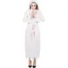 Déguisement adulte nonne blanche sanglante femme, taille S/M
