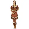 Costume Indienne Adulte - PtitClown - Marron