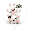 Ballon - Lapins Crétins - 40 cm - Aluminium - Blanc - Sous licence officielle