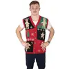 gilet moche noël tradition sans manches adulte - 48165