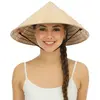 Chapeau Paille Vietnamien - Marque Inconnue - Jaune