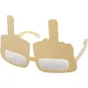 PTIT CLOWN Lunettes - Doigts d'Honneur - Beige - Taille unique - Plastique - Tendance