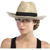 Chapeau Paille Cow Boy - Marque Inconnue - Modèle Unique - Genre Mixte