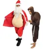 ventre rembourré à bretelles père noël adulte - générique 54360