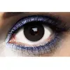 P'TIT CLOWN - 55513 - Lentilles de Contact Noir (sans correction) - Journalières - Parfaites pour Compléter votre Déguisement pour Halloween, Carnaval et autres Fêtes Costumées -   14.2 mm