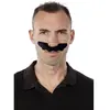 SANS Moustache plombier, noire FETE-55010