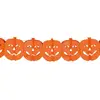 Guirlande papier Citrouilles 3 m à l'unité