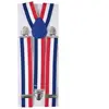Bretelles - PTIT CLOWN - Tricolores - Accessoire déguisement - Adulte