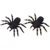 Sachet de 2 Araignées flockées de 11 cm - assorties FETE-10531