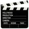 Clap Cinéma - Réplique de clap de tournage - Noir - Mixte - Adulte