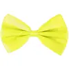 Noeud papillon tissu Jaune Fluo Adulte