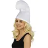 Motomo Déguisement Schtroumpf - Bonnet blanc en feutrine - Enfant