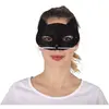 Loup tissu fourrure Chat avec moustaches, noir