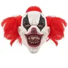 Masque intégral clown assassin en latex - NO NAME - Rouge - Adulte