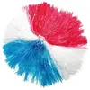 Pom-pom plastique bleu blanc rouge