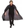 Cape tissu polyester avec col noire 130 cm, adulte FETE-16201