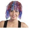 Perruque disco multicolore