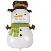 PTIT CLOWN Ballon aluminium de Noël en bonhomme de neige de 60 cm (x1) REF/19115