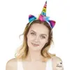 PTIT CLOWN Serre-Tête de Licorne Arc en Ciel Adulte