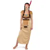 Costume Indienne Adulte PtitClown - Beige