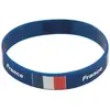 Bracelet souple France (x1) REF/88003 Tricolore: bleu, blanc et rouge