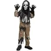 déguisement squelette zombie enfant - 10/12 ans - marron - ptitclown 88359