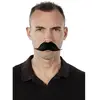 Moustache gentleman, noire