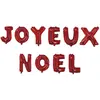 P'TIT Clown re70382 -  Ballon alu lettres JOYEUX NOEL 30 cm