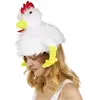Chapeau en Fourrure - Poule Blanche