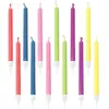 Lot de 12 bougies à flammes colorées