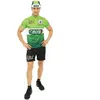 Déguisement Cycliste CBD Vert adulte, S/M