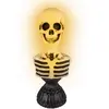 Non communiqué buste squelette sonore lumineux 38cm noir ivoire - générique 23565