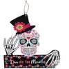 P'TIT Clown re23540 - Pancarte Day of the Dead à suspendre 37cm